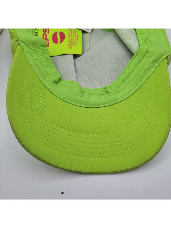 Forever 21 x Pepsi Neon Green Unisex One Size Snapback Hat Bold Logo Bright Camp main image 6